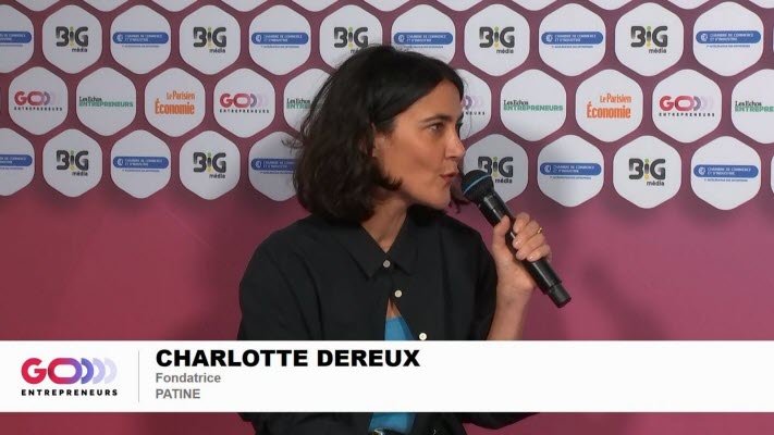 Interview de Charlotte Dereux, Fondatrice, Patine